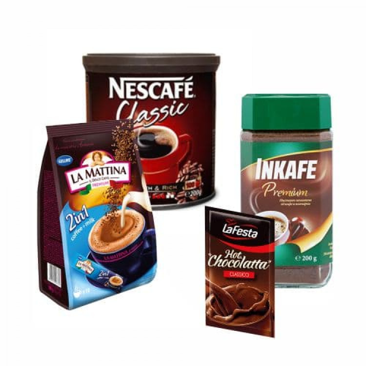 Кафе, топло чоколадо, шеќер