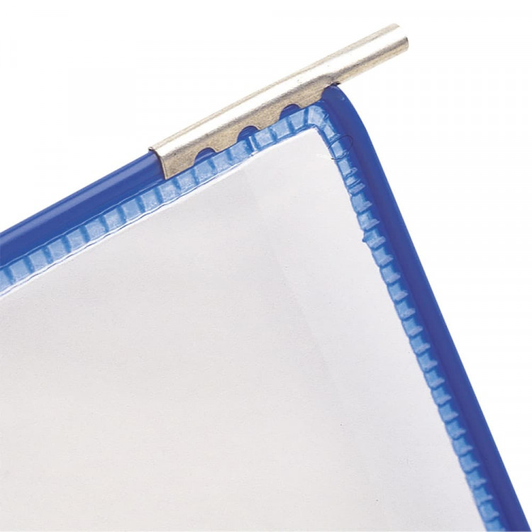 Зиден држач за каталог со 10 папки плави