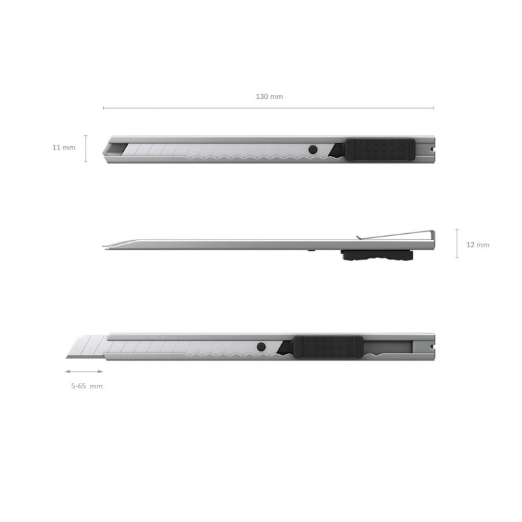 Скалпел 9мм, метален тенок