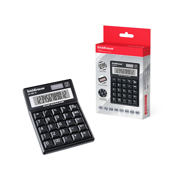Калкулатор КЦ 300 , 12 бројки Erich Krause