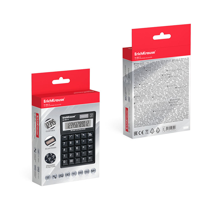 Калкулатор КЦ 300 , 12 бројки Erich Krause
