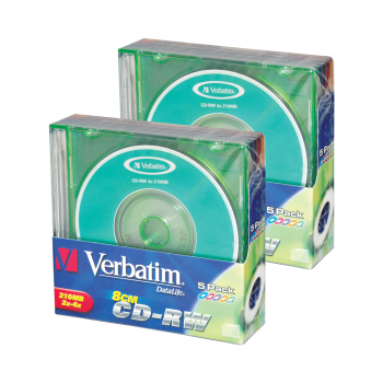 CD - RW VERBATIM, 210MB,24X,8cm - MINI