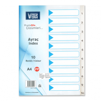 ПВЦ разделник 1-10 бројки