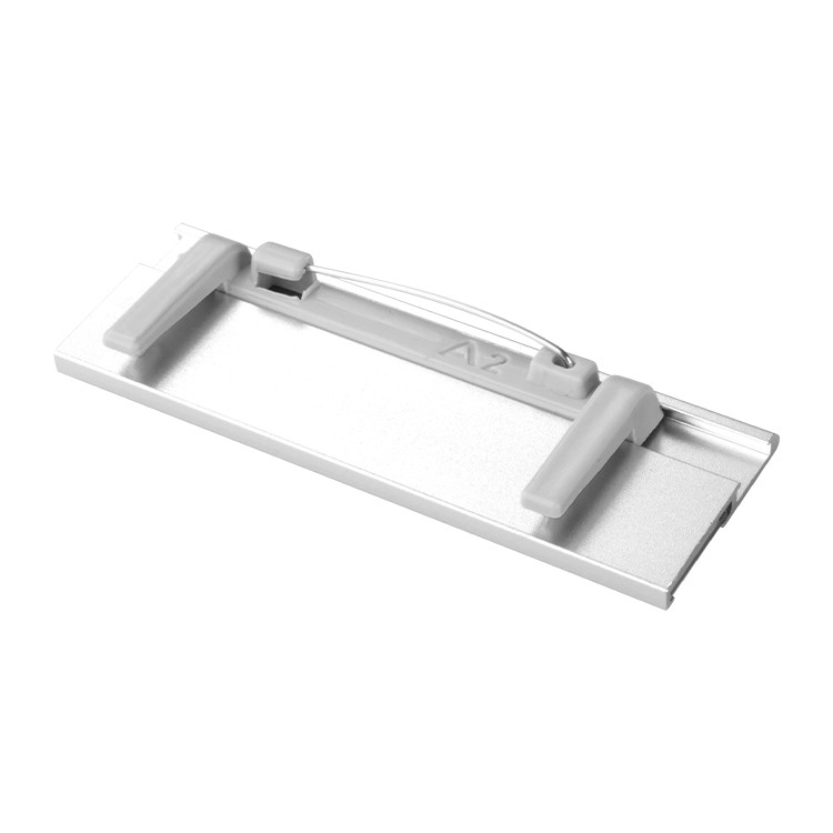 Беџ алумин. со клипса и безопасна 70х25мм(70х11мм)