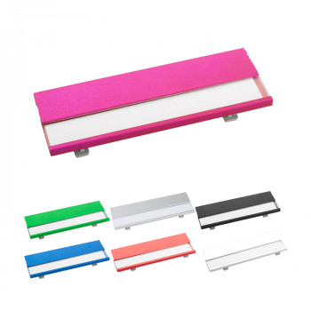 Беџ алумин. со клипса и безопасна 70х25мм(70х11мм)