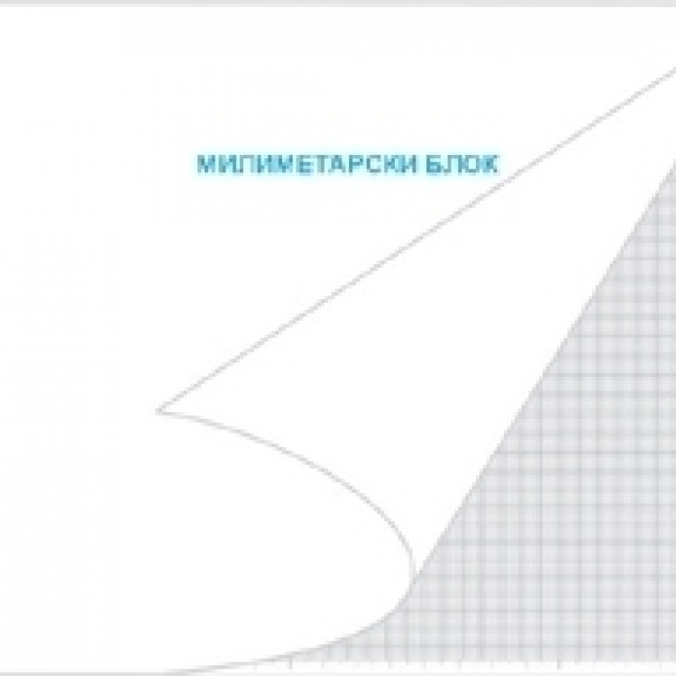 Блок милиметарски А4