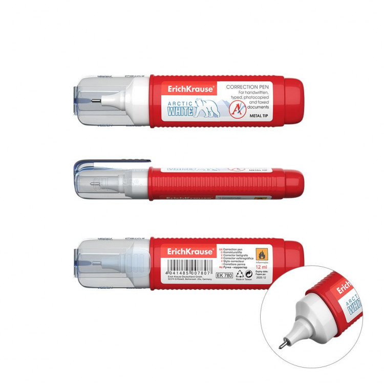 Коректор пенкало 12мл. Erich Krause