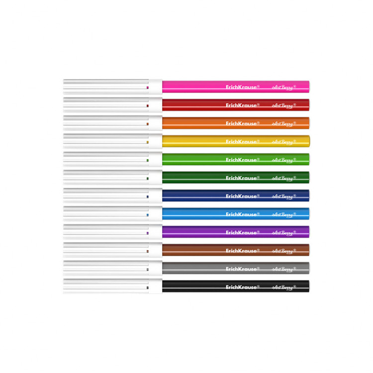 Боици фломастери 1/12, лесно перење Erich Krause