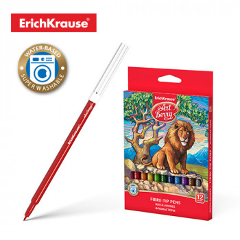 Боици фломастери 1/12, лесно перење Erich Krause