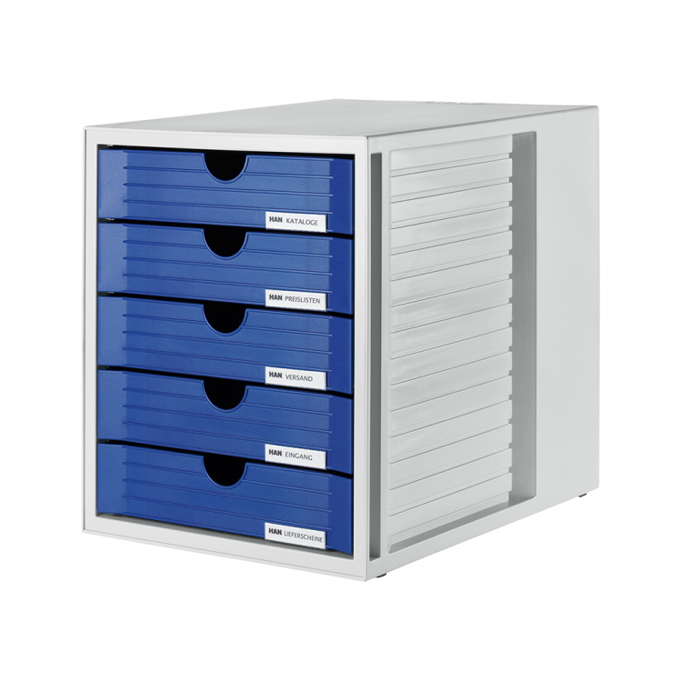 Полица со 5 фиоки