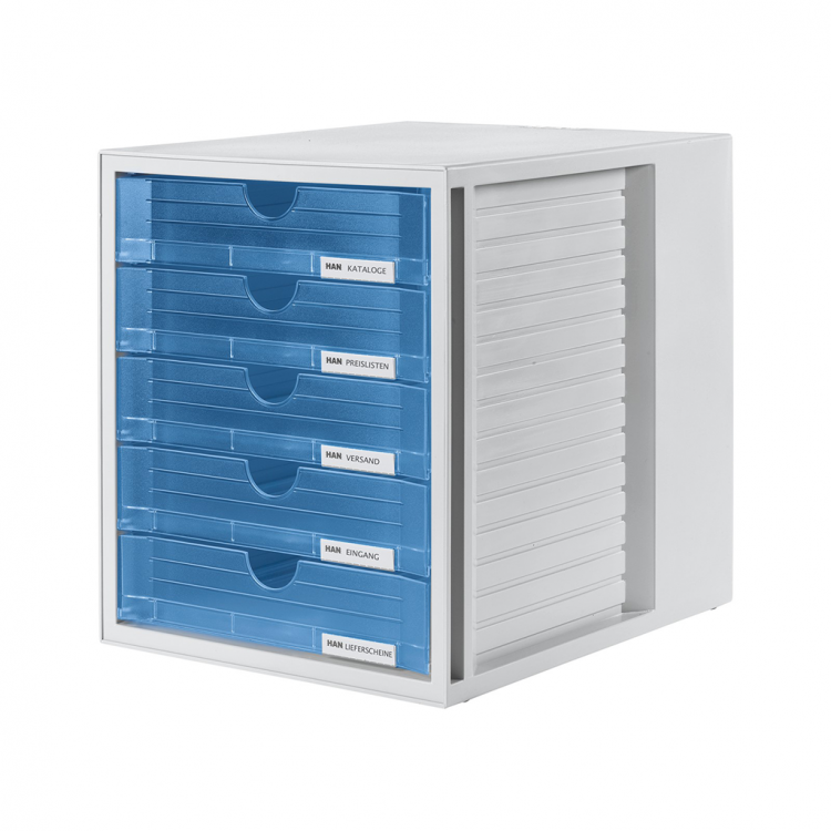 Полица со 5 фиоки