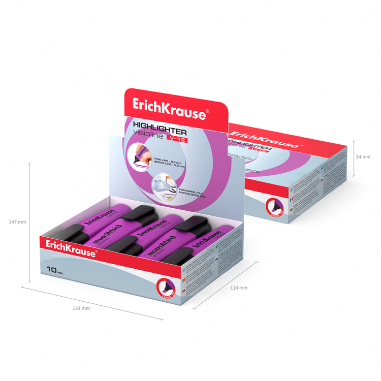 Текст маркер В-12 Erich Krause