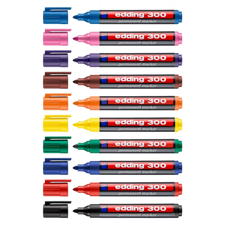 Маркер перманентен Edding 300 