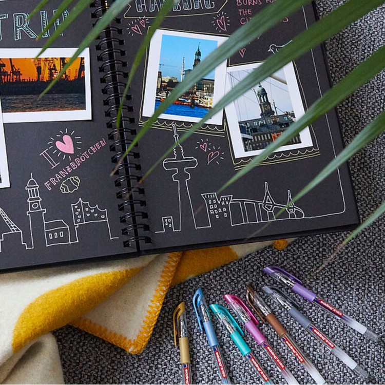 Пенкало гел ролер Edding 2185