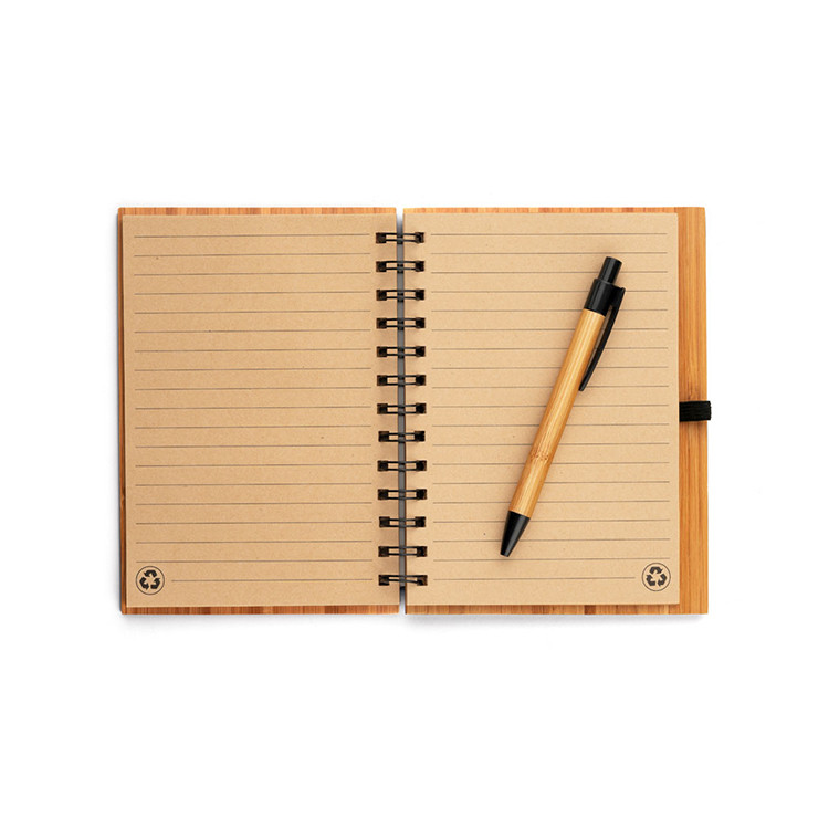 Еко тетратка со бамбус корици 14х18см, 70л.