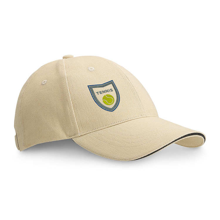 Капче памучно 6 панел, метална тока