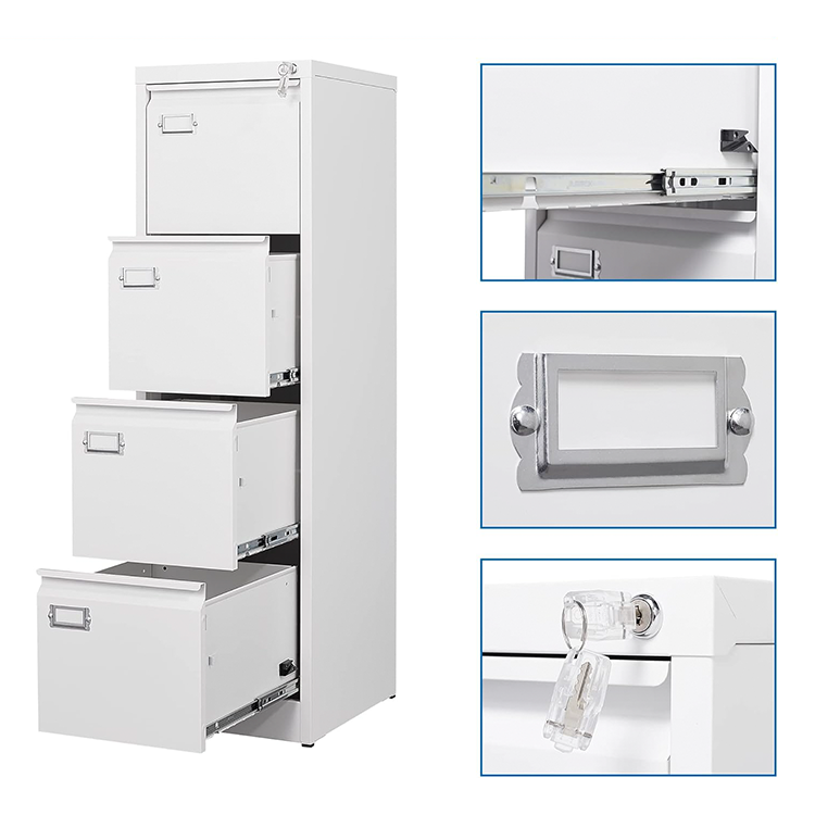 Фиокар метален со 4 фиоки CR 1232 J 46/62/132