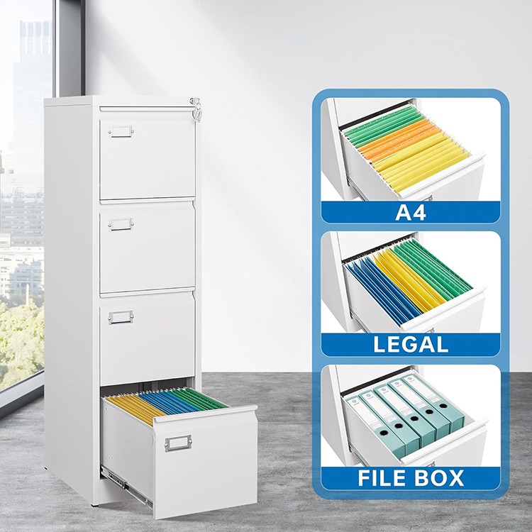 Фиокар метален со 4 фиоки CR 1232 J 46/62/132