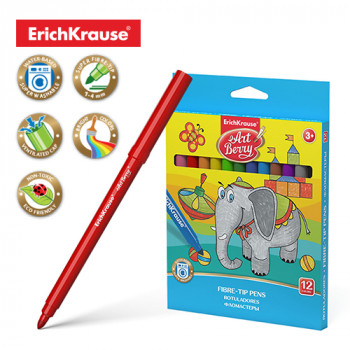 Боици фломастери 1/12 јак врв лесно перење ErichKr