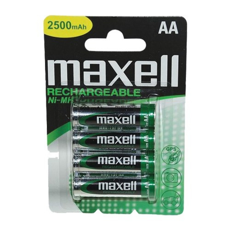 Батерии АА на полнење, 2500mah Maxell