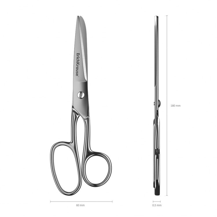 Ножици метални 18см Феро Erich Krause