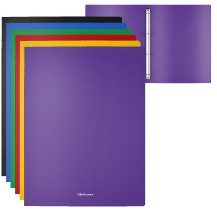 Папка со 4 прстени за 150 листови Erich Krause