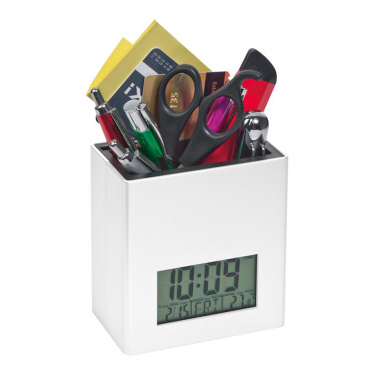 Држач за моливи со дигитален екран