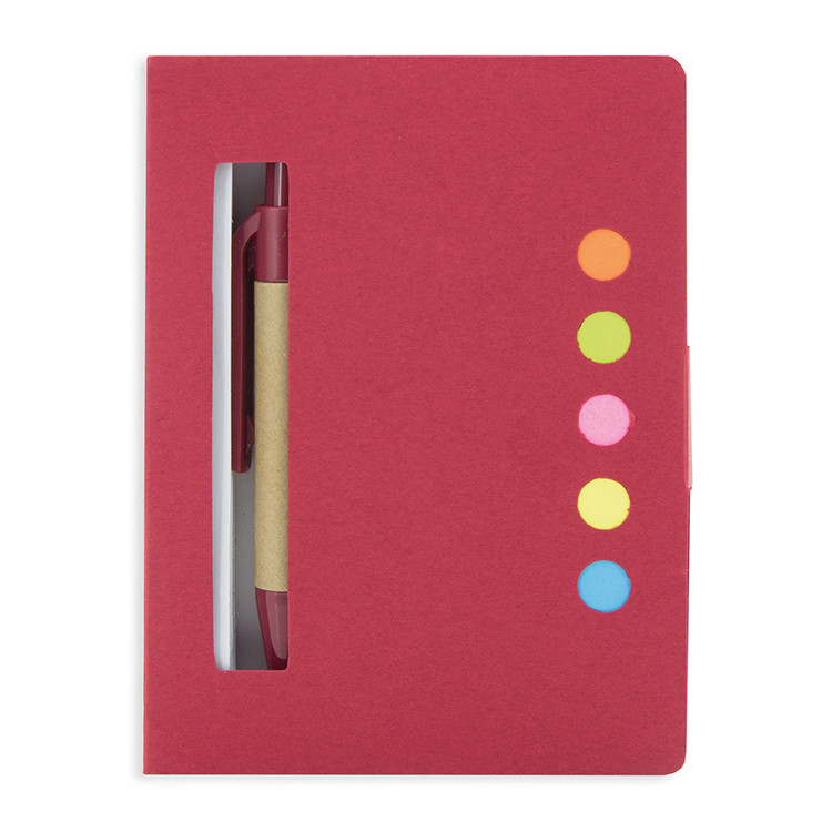 Еко сет со самолепливи ливчиња + пенкало