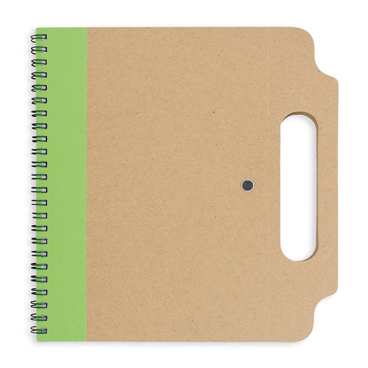 Еко тефтер со пенкало и самолепливи ливчиња