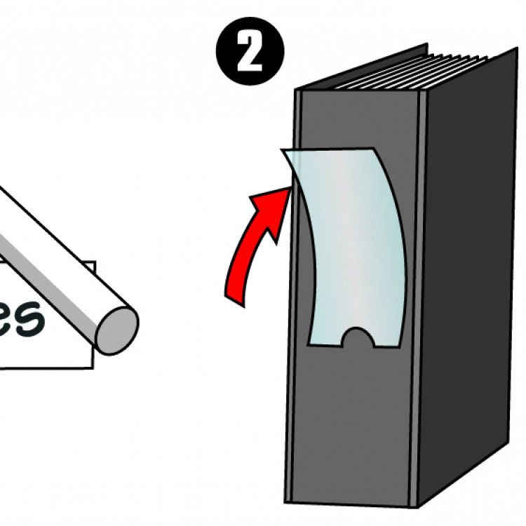 Самолеплив џеб, 62х150мм, 6/1