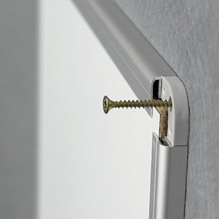 Бела табла магнетна 100х200см, алуминиум рамка