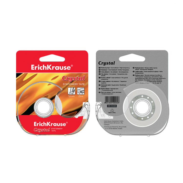 Селотејп 12мм х 25м со држач Erich Krause