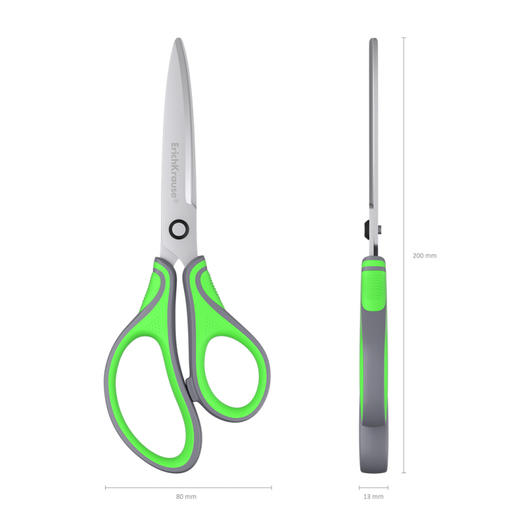 Ножици 20см Megapolis Ерго Erich Krause 