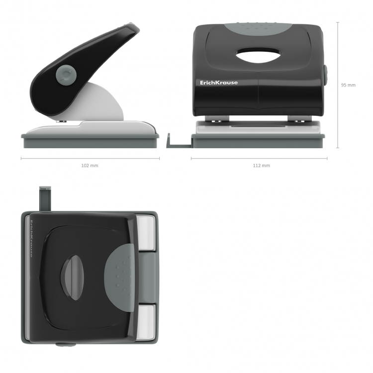 Дупчалка за 30 листови Елеганс Erich Krause