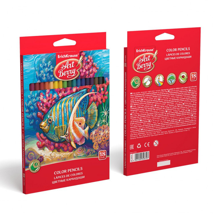 Боици дрвени 1/18 шестаголни АртБери Erich Krause