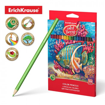 Боици дрвени 1/18 шестаголни АртБери Erich Krause