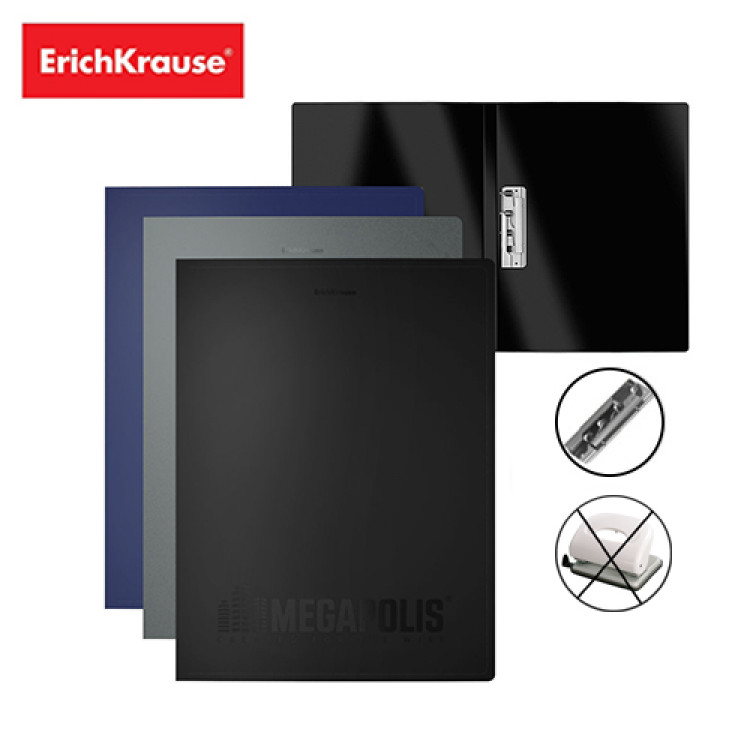 Папка со клип механизам Megapolis 