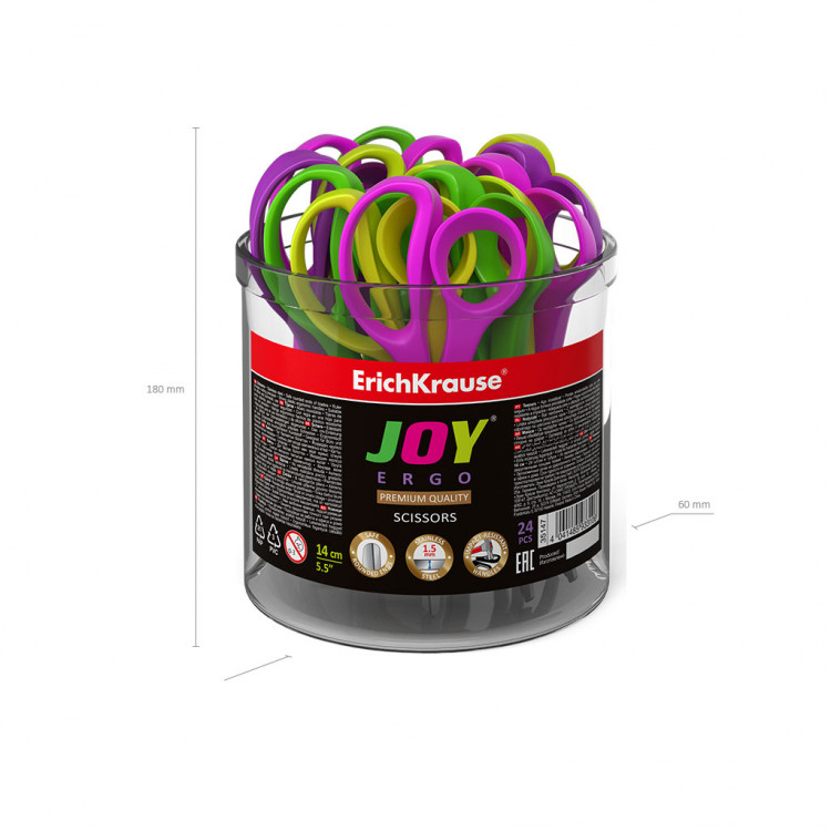 Ножици 14см Џој ерго Erich Krause