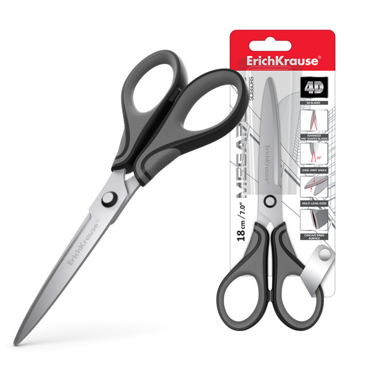 Ножици 18см Megapolis Erich Krause 