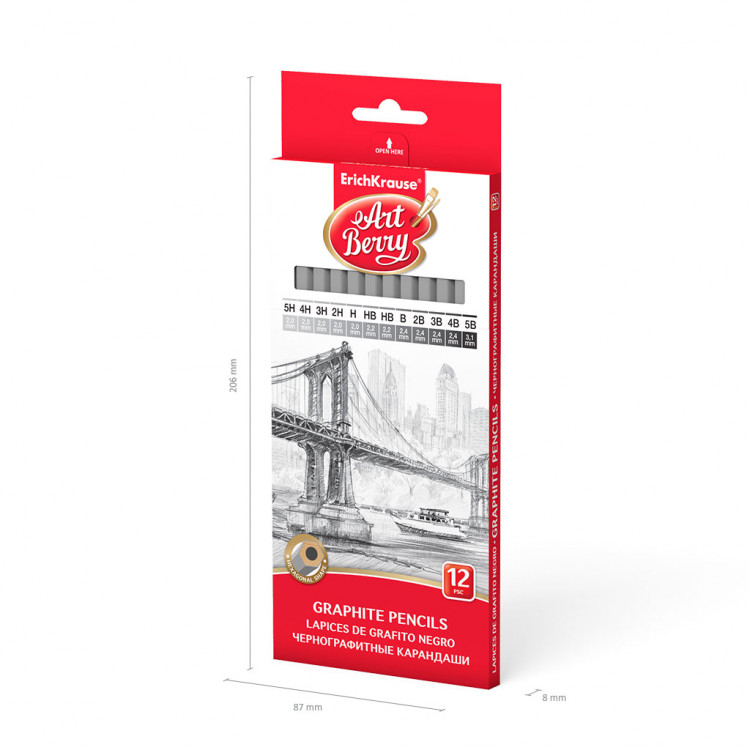 Моливи сет 1/12 ArtBerry Erich Krause