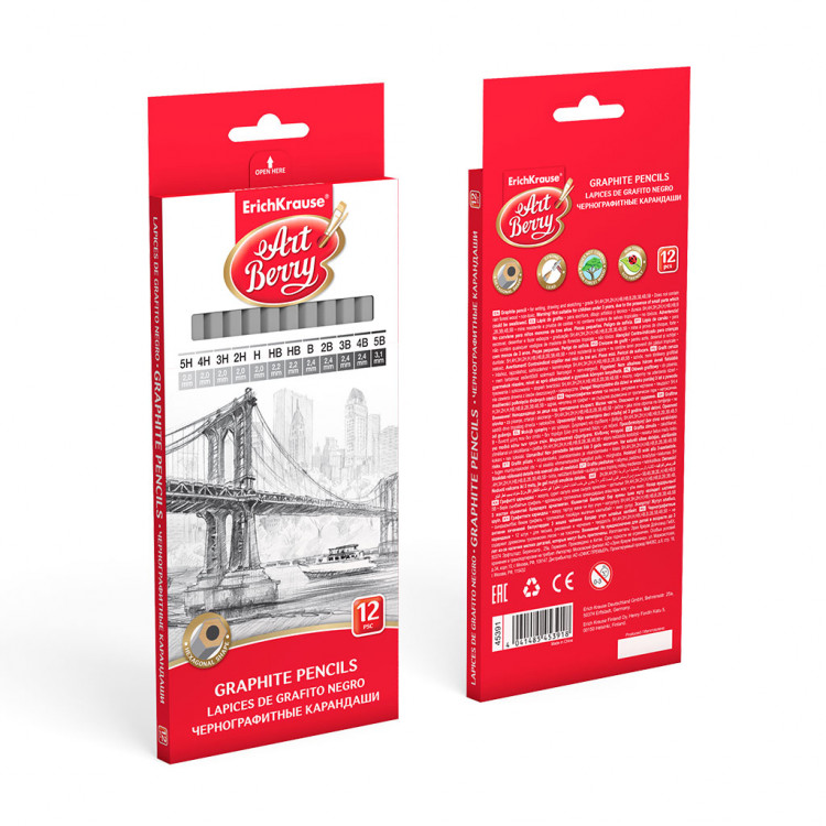 Моливи сет 1/12 ArtBerry Erich Krause