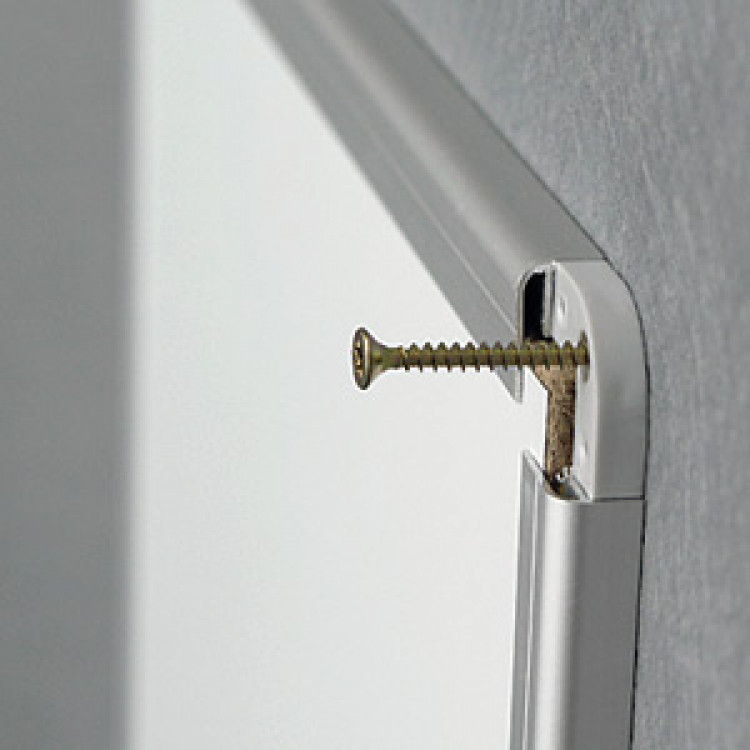 Бела табла магнетна 80х120см, алуминиум рамка