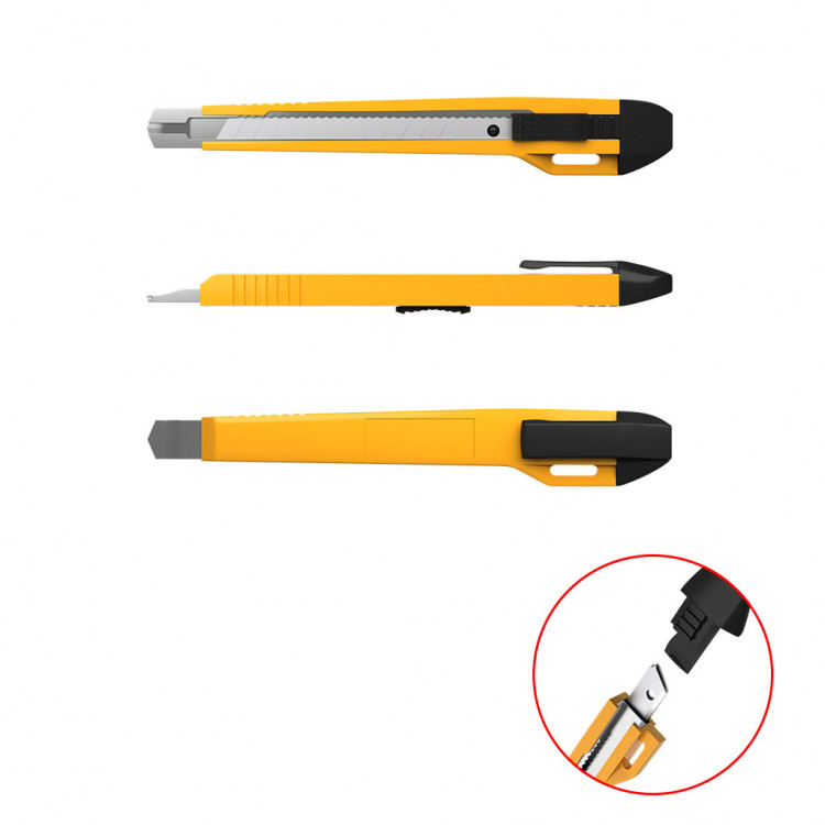 Скалпел 9мм, пвц со мет. шина