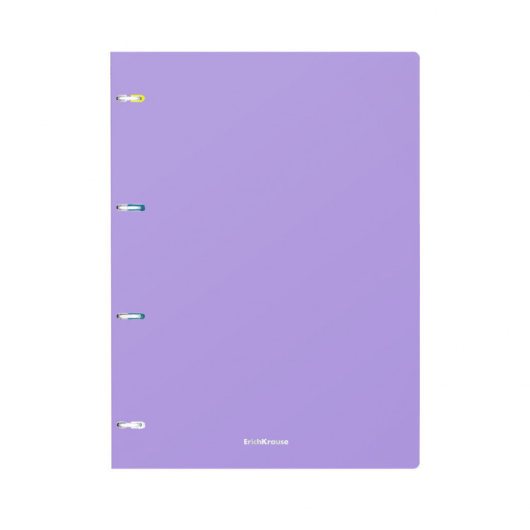 Папка со 4 прстени+тефтер 80л. Пастел Erich Krause