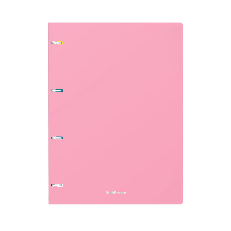 Папка со 4 прстени+тефтер 80л. Пастел Erich Krause