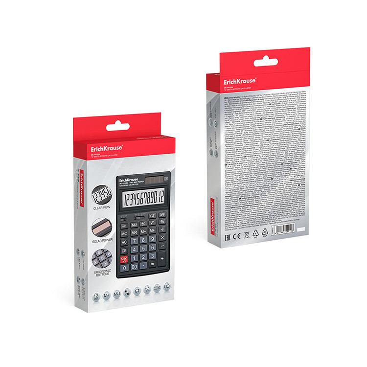 Калкулатор ДЦ 4412 Н , 12 бројки Erich Krause