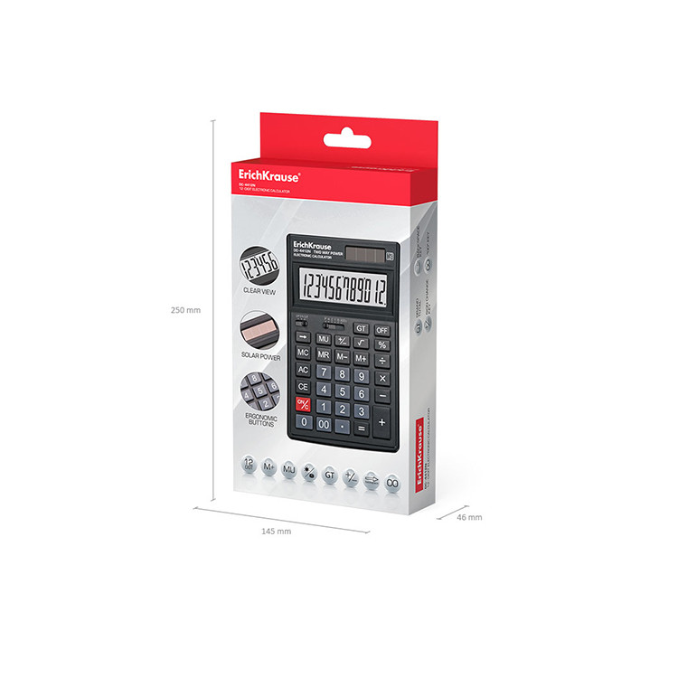 Калкулатор ДЦ 4412 Н , 12 бројки Erich Krause