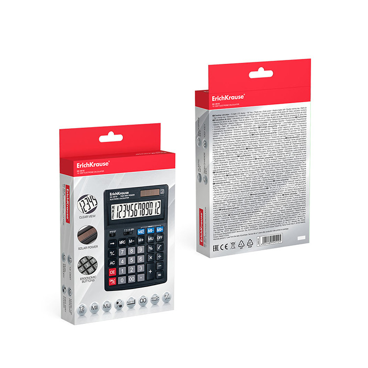 Калкулатор ДЦ 4512 , 12 бројки Erich Krause