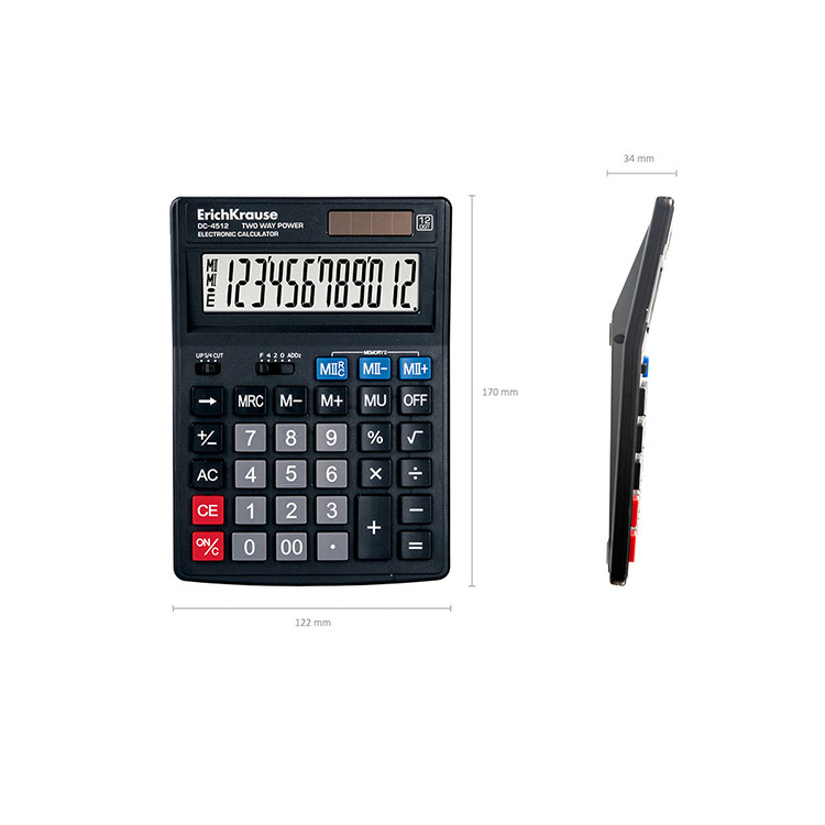 Калкулатор ДЦ 4512 , 12 бројки Erich Krause