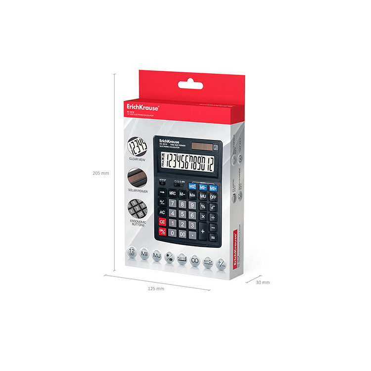 Калкулатор ДЦ 4512 , 12 бројки Erich Krause